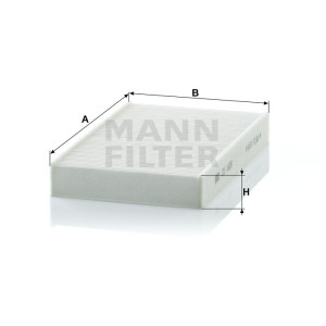 Фильтр салона MANN-FILTER CU 1629